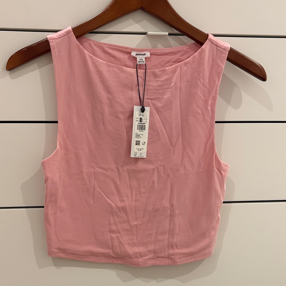 Garage Pink Tank Top